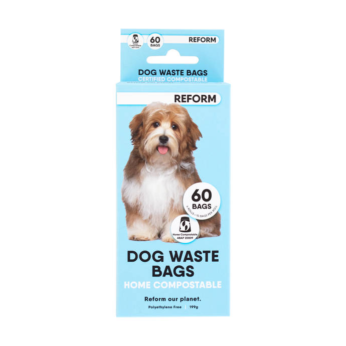 Certified Compostable Dog Waste Bags - 60 Bags